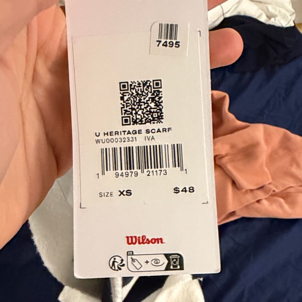 Wilson White Heritage Scarf